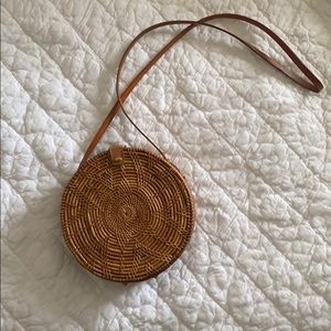 Free People woven crossbody